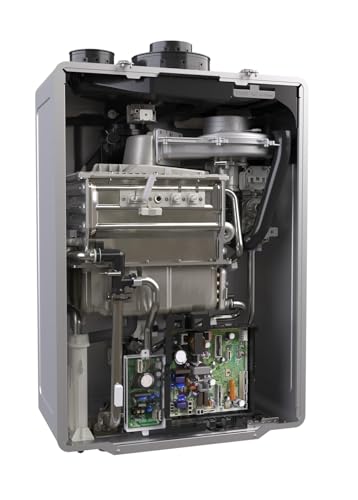 Image of NEW Rinnai RX160iN Condensing Smart Sense Natural Gas or Propane Tankless Water Heater, Indoor or Outdoor Water Heater, Up to 9 GPM, 160,000 BTU