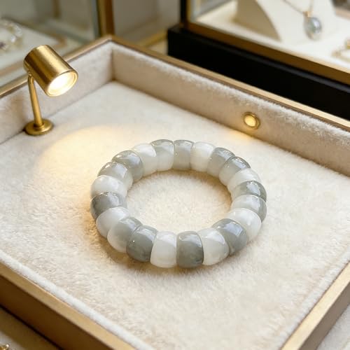Image of Natural Bodhi Seed Mudi Bracelets for Women Men Anxiety Fidget Bracelets Protection Healing Stretch Bodhi Seeds Fidget Bracelet Stress Relief Idea Gift for Adults
