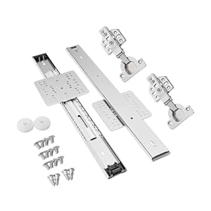 Ziddar QFMHZP Unsichtbare Klappbeschläge Set