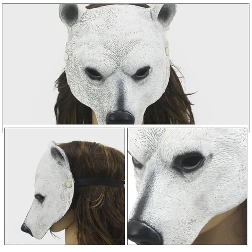 Masque d'ours polaire pour vos représentations et spectacles - 5