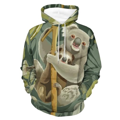 Hoodie koala cartoon pour partager votre amour des animaux avec tendresse