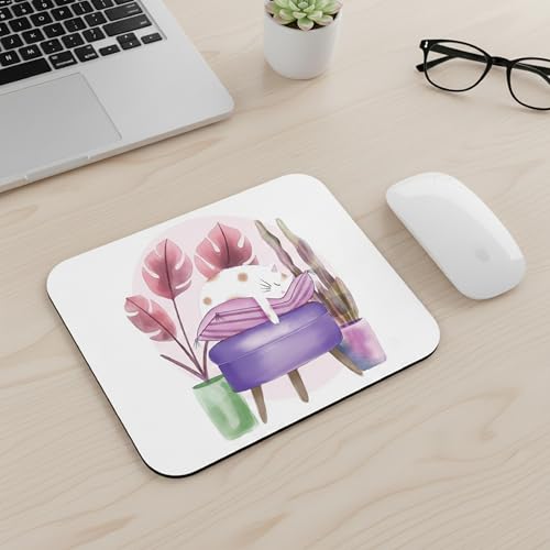 Image of Premium Non-Slip Mouse Pad | Smooth Fabric Surface | Anti-Skid Rubber Base | Office, Home & Gaming