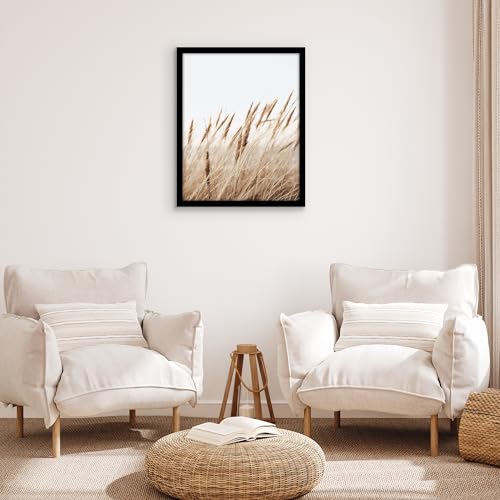 Americanflat 23x29 Poster Frame with Polished Plexiglass - Black Picture Frame - Wide Photo Frames Made of Engineered Wood for Vertical or Horizontal Wall Display - Epic Collection - Black