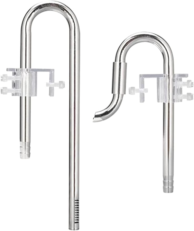 Amazon | 水族館ステンレス鋼ユリパイプ流入と流出とスピン 調節可能な