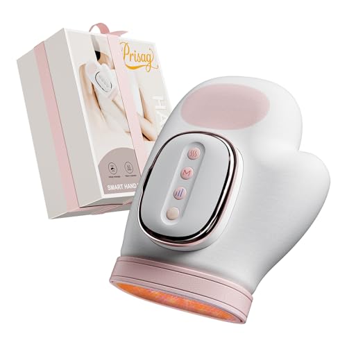 Masseur Électrique pour les Mains, Chauffage et Fonction de Pression Airbag pour soulager les tensions et l’inconfort du poignet, 3 Modes, 5 Intensités,...
