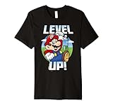 Super Mario Level Up Bowser Flag Portrait Premium T-Shirt Premium T-Shirt