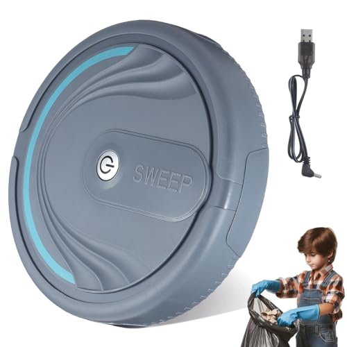 Toddmomy Aspirapolvere robot aspirapolvere per bambini Aspirapolvere giocattolo per pavimenti Robot aspirapolvere per fingere di giocare di ruolo giocattolo per ragazzi ragazze (ricaricabile) Robot