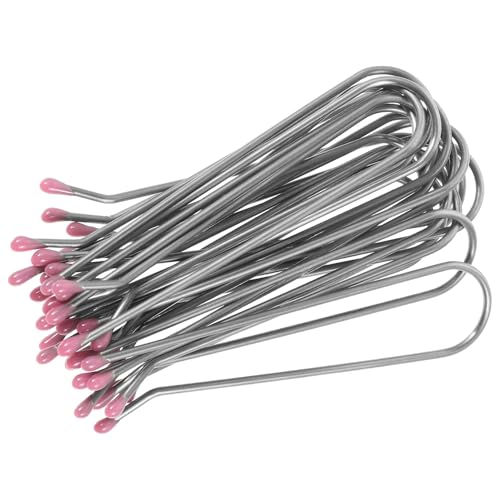 Clips para rulos calientes que evitan caídas y marcas en el cabello de grosor medio