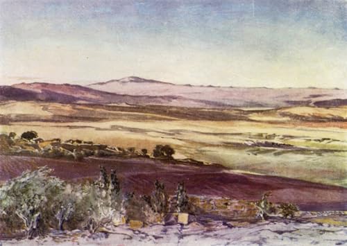 Tableau toile Mont Hermon Fulleylove 60x90cm pour décoration murale de salon