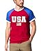 CQF USA Shirts for Men American Flag Patriotic T-Shirt USA Soccer Fan Tees 2026 Soccer Event Tops