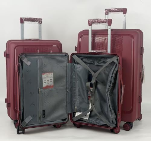 Image of Tokyo Premium Trolley Luggage Medium Size PP, Wine Red