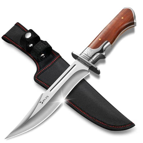 Plys Survival Messer Bushcraft Jagdmesser: 6.7inch Outdoor Messer Feststehend Klinge Scharf Edestahl...