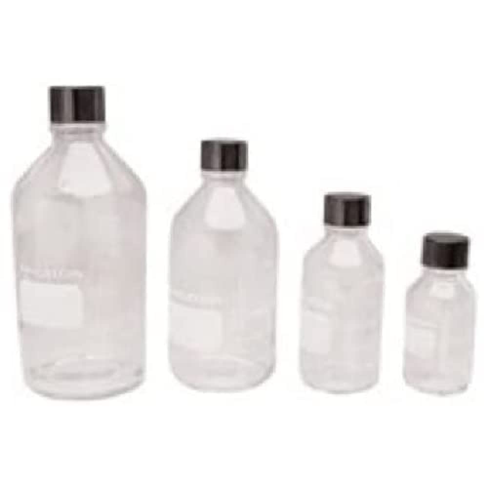 neolab 9 – 0192 WHEA Ton Media/Laboratorio de botellas con cierre, cristal transparente, 125 ml (12 unidades)