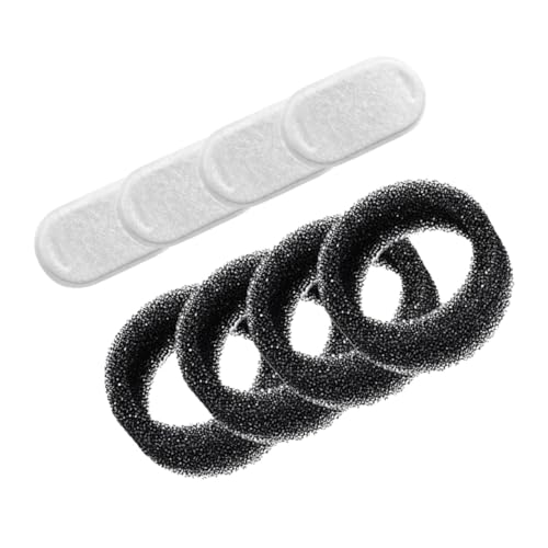 PENIKOKO 8個 ペット用水飲み器フィルター 入り 活性炭 綿素材採用 長持ち浄水機能 自動給水器互換 猫 犬対応 簡単交換 清潔 な飲用水維持