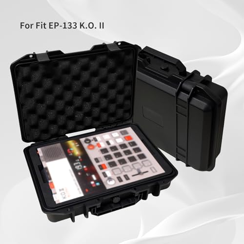 Image of Hard Shell Case for Teenage Engineering EP-133 K.O. II /EP-1320, Hard Shell Travel Carrying Storage Case Equipped with Comfort Handle with Customizable Foam