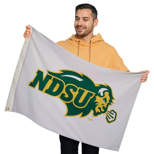 North Dakota State Bison Flag - NCAA Licensed - Nylon - 2' x 3'