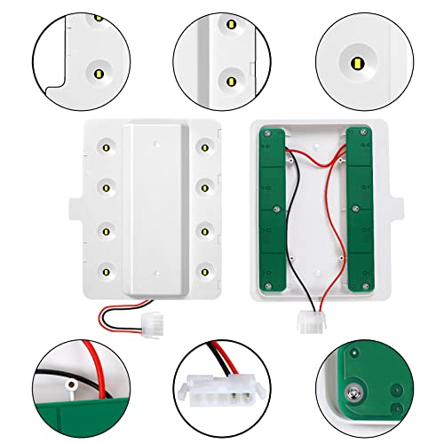 W11043011 Refrigerator Led Light Module W10866538 Ap6047972 Ps12070396 Compatible With Whirlpool Amana Ikea Kenmore Maytag Fridge Light Replacement #TOP2