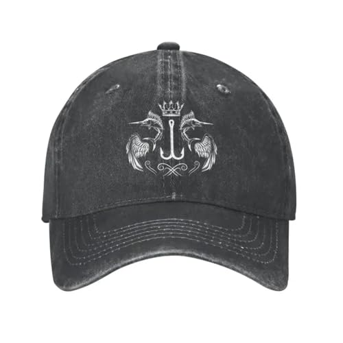 Casquette de baseball espadon brodé, chapeau de papa réglable et anti-UV pour la pêche