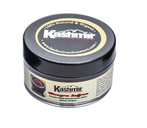 Image of Kashmir Online Store Original Saffron - Natural & Pure Finest Grade Kashmiri Kesar For Pregnant Women, Cooking, Face & Skin. (5Gm)