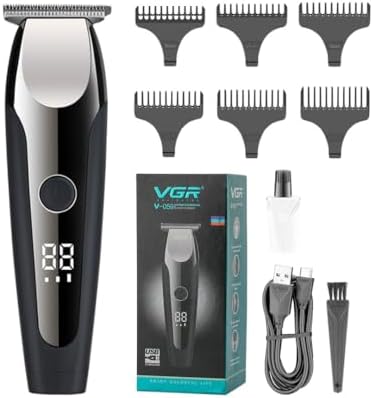 VGR V-059 Professional Hair Trimmer Runtime: 150 min Trimmer for Men (Black)