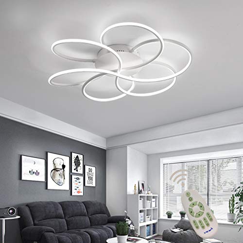 Lustre design fleur marron en acrylique de haute qualité pour une décoration raffinée