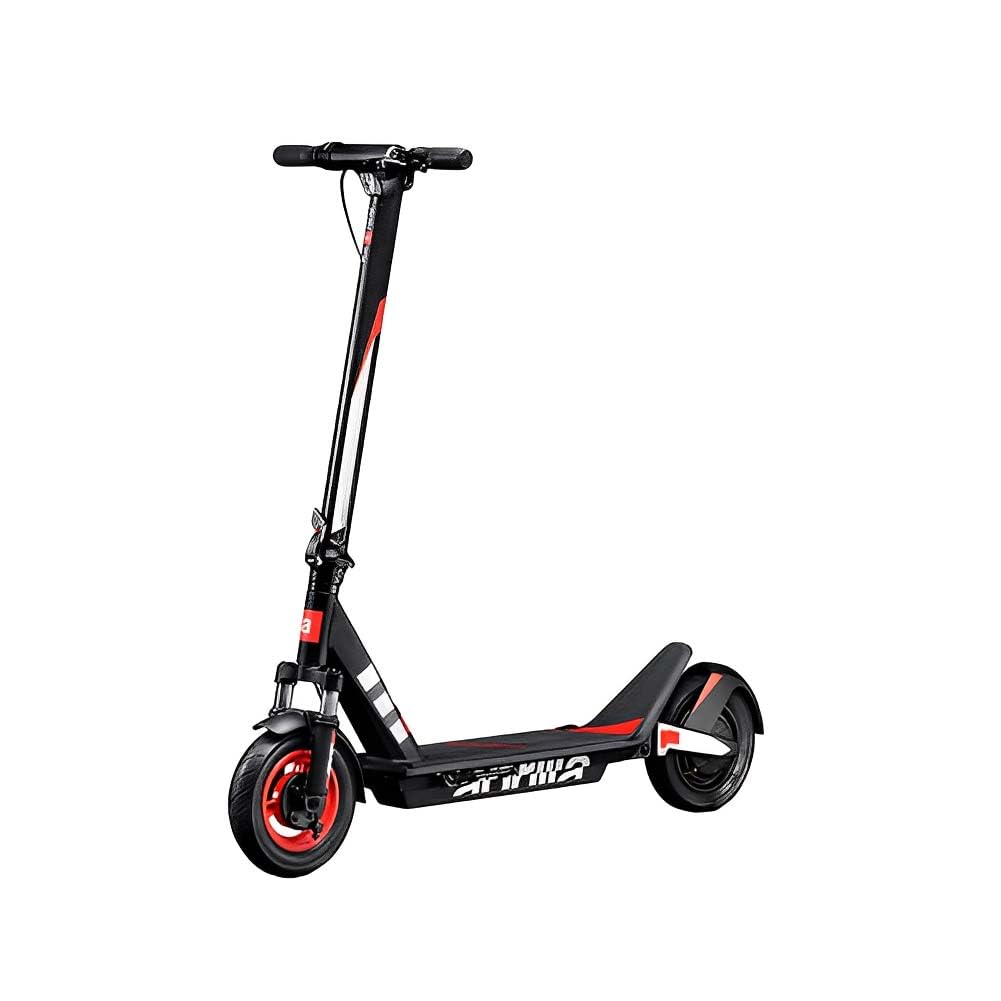 Aprilia, eSR2, Trottinette Électrique, Moteur 350W, avec Flèches Directionnelles, Rouge/Noir/Gris