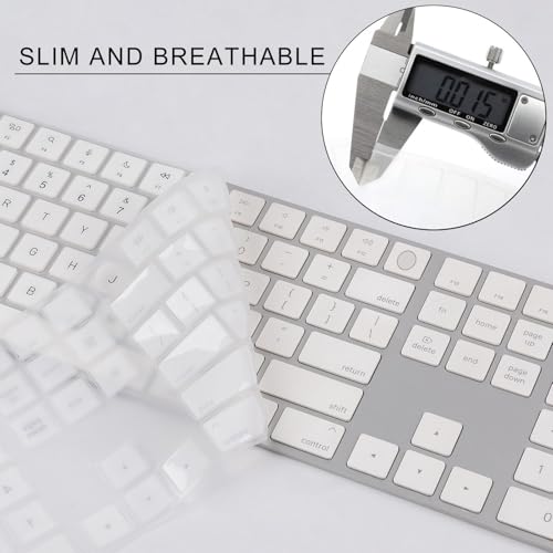 Protector de teclado Mac Magic 2024 con teclado numérico A3119 diseño EE. UU. 4