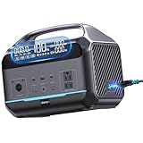 DaranEner Portable Power Station, Outdoor 288Wh(90,000mAh) LiFePO4 Battery, 600W(1200W Surge) AC Outlets, 1.7H Fast Charging Solar Generator for Camping, RV Travel, Home Use（Solar Optional)