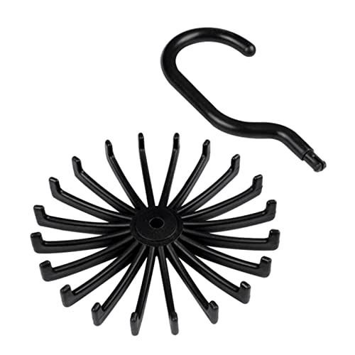 Portacravatte Twirl - Gancio Porta Gruccia Per Cintura, Gancio Per Sciarpa Rotante A 360 Gradi | Cintura Regolabile Per Cravatta A, Sciarpa Multiuso Con Fermacravatte Per Riporre L'armadio,