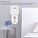 Smart Power Socket, 16A Smart Plug, Smart Socket Home Power Socket Timer Remote Control LSPA2 UK Plug 100240VAC, adapters