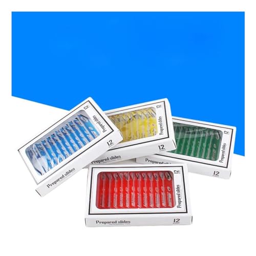 顕微鏡観察 実体顕微鏡用のプラスチック製顕微鏡スライド48個