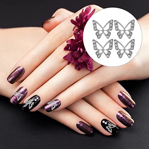 LALAFINA 20 Ciondoli per Unghie a Farfalla Borchie...