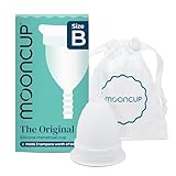 Mooncup® The Original Silicone Menstrual Cup, Reusable, Ultra Soft & Easy Insert, Great for Heavy Flow Periods, Size B, Age 30 or Under (Pack of 1)