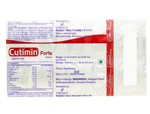 Cutimin Forte - Strip of 10 Tablets