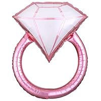 SuperShape XL Blush Wedding Ring Foil Balloon