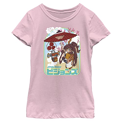 T-shirt Star Wars Visions fille en coton doux contre les irritations