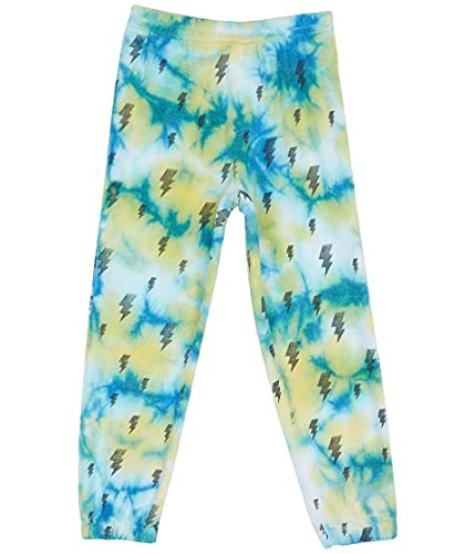 CHASER Boy's Recycled Bliss Knit Slouchy Joggers (Big Kids) Pacific Tie-Dye 8 Big Kid 25