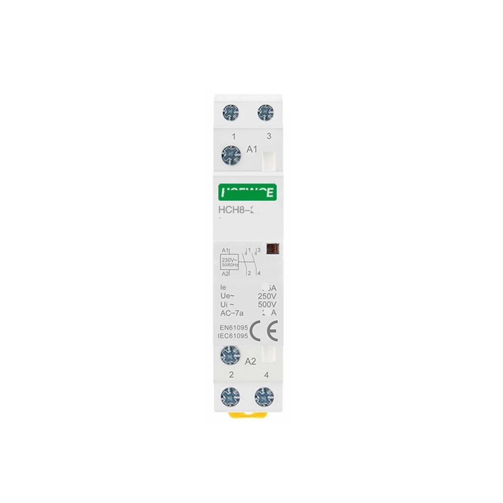 Contacteur domotique 2P 25A 2NC DC24V de type rail pour tableau électrique intérieur