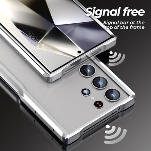 Image of for Bumper Case for Samsung Galaxy s24 Ultra Case Metal, Aluminum Frame &Cover Slim Funda para S 24 Ultra 6.8 '' 5G 2024 Slim S24Ultra Phone Cases