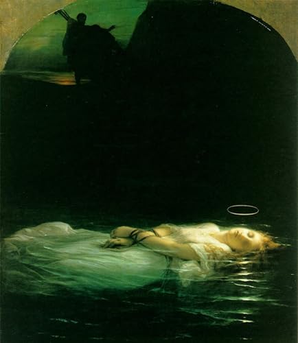 Tableau Impressions d'art Mural Jeune martyr chrétien de Paul Delaroche Poster 60x90cm