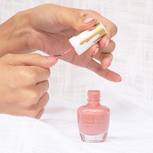 Nicole Miller Total Nudes Nail Polish Collection, Set Of 6 Unique Glossy And Shimmery Nail Polish Colors For Women And Girls, Quick Dry Nail Polish #TOP4