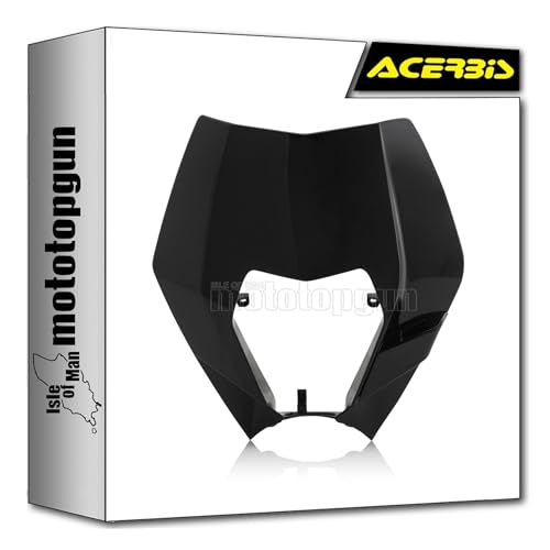 Headlight mask noir Acerbis 0023561.090 plastique phare pour KTM