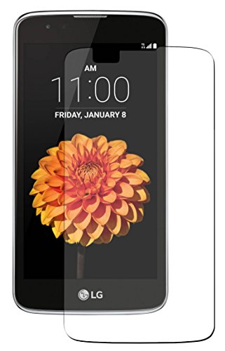 Bastex LG K7 [0.26mm Thickness] 9-H Premium Tempered Glass Screen Protector/Ultra High Definition Invisible, Oleophobic Coating Anti-Bubble Crystal Shield for LG K7