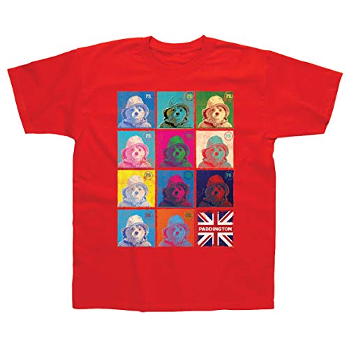 Image of Paddington 'Squares' (Red) Kids T-Shirt (1-2 Years)