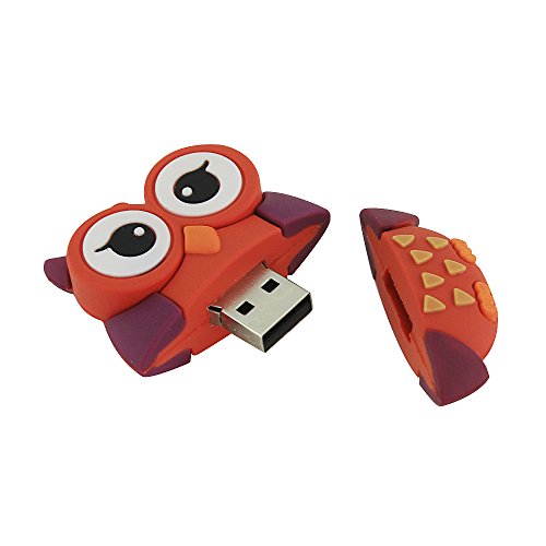 Chuyi Cartoon And Cute Owl Shape Design 64Gb Usb 2.0 Flash Drive Character Memory Stick Animal Pen Drive Jump Drive Thumb Drive Gift (Red) #TOP2
