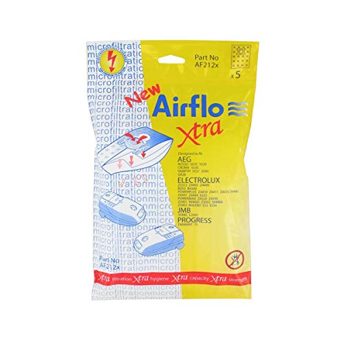 Airflo AF212X Sacs SMS Electrolux série 5001 Tango (Paquet de 5) Cover
