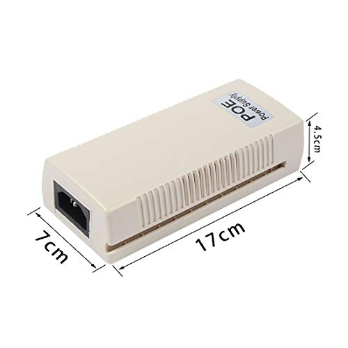 48V POE Injector Power 2 Puertos Over Ethernet Switch Splitter Adapter Suministro de Red Blanco miniatura 2