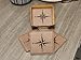 Compass Nautical Coasters - Handmade Coasters Set of 6 - Engraved Barware Decorations - Leather Bar Decor - Man Cave Father's Day Present