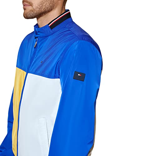 Image of Tommy Hilfiger Men's Lightweight Varsity Rib Knit Bomber Jacket