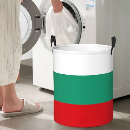 Panier à linge haut drapeau bulgare pour rangement de couverture - 8